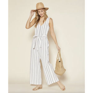 Outerknown Striped Weekender Jumpsuit